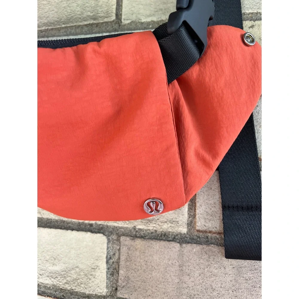 Lululemon Multi-Pocket Belt Bag Orange Burnt Clay Crossbody Fanny Pack One Size